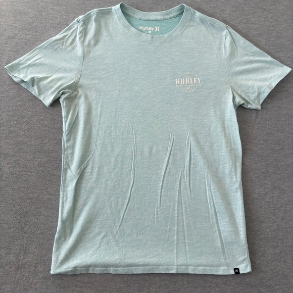 Hurley Other - Hurley Nike Dri-FIT Mens Graphic T-Shirt Aqua Blue Heather Short Sleeve Large